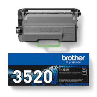 Brother TN-3520 tonercartridge zwart ultra hoge capaciteit TN-3520 051082 - 