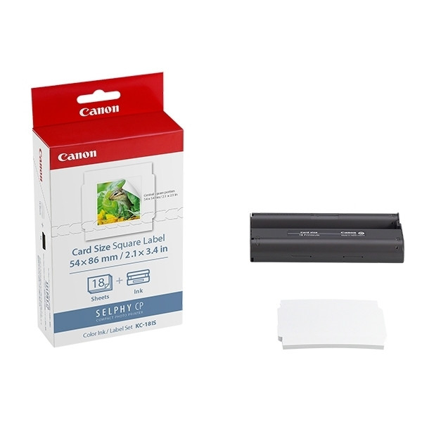 Canon KC-18IS inkt + credit card formaat 7429B001 010152 - 1