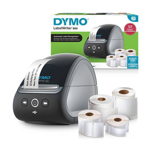 Dymo LabelWriter 550 + 4 rollen labels 2147591 833421 - 
