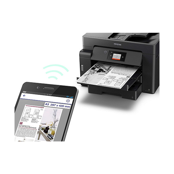 Epson EcoTank ET-M16600 zwart-wit A3+ all-in-one inkjetprinter met wifi (3 in 1) C11CJ41401 831802 - 