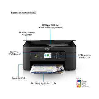 Epson Expression Home XP-4200 A4 inkjetprinter C11CK65403 831877 - 