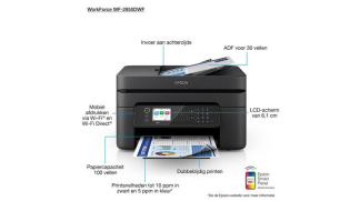 Epson Workforce WF-2950DWF A4 inkjetprinter C11CK62402 831881 - 