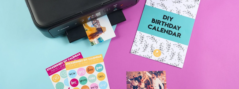 Nu Cadeau Bij Canon PIXMA TS3150 De Canon DIY Birthday Calender Deze 